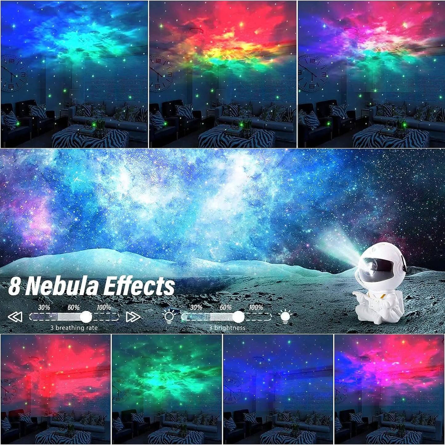 Observation des étoiles pour astronautes : projecteur de galaxies et de nébuleuses