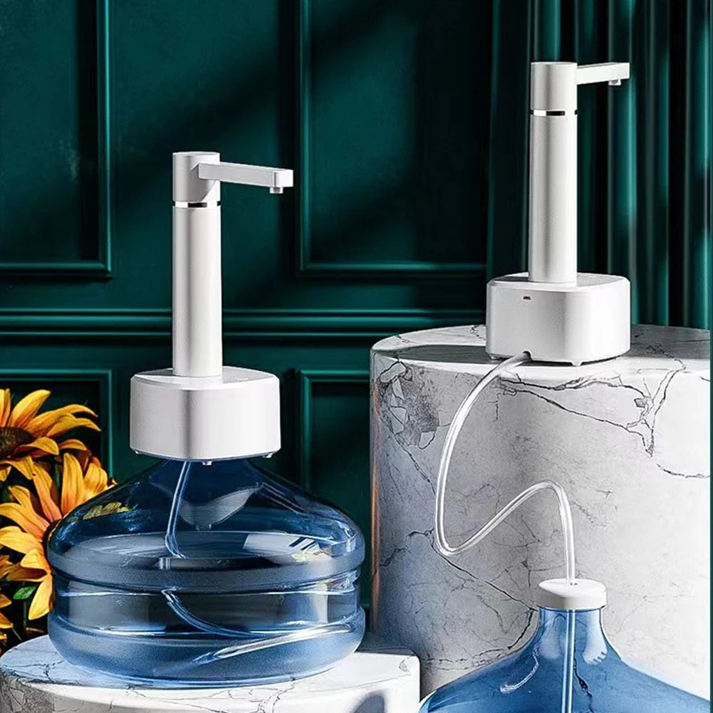 HydroFlow Pro: dispensador de agua eléctrico inteligente de 3 velocidades con carga USB y soporte