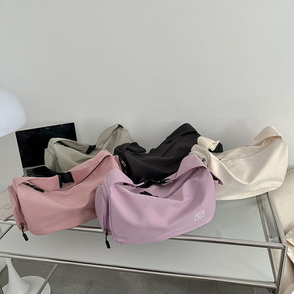 Fashion Casual Nylon Sports Large Capacity Shoulder Messenger Travel Bag
